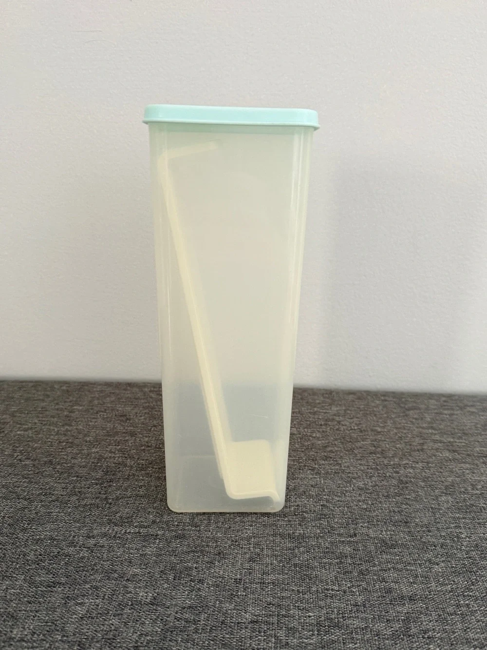 Tupperware Vintage Mint Green Cheese and Cracker Keeper Container Slide Out Tray